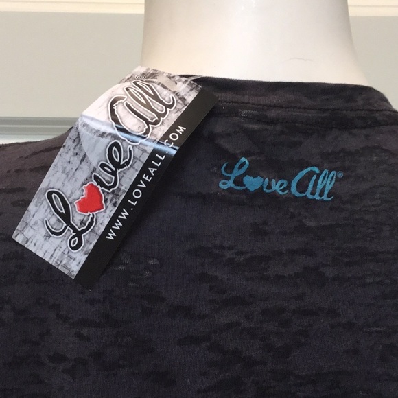 Love All Burnout Tennis Top “Two Setsy,” NWT! - Picture 4 of 4